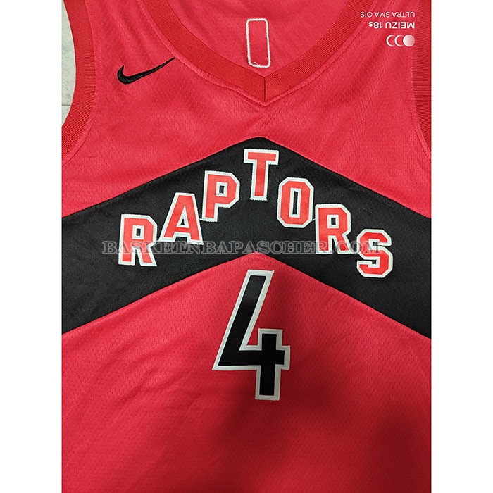 Maillot Tornto Raptors Scottie Barnes NO 4 Icon 2020-21 Rouge